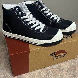 Avenger safety workboots, Blade A100, black lace up, men's 9.5